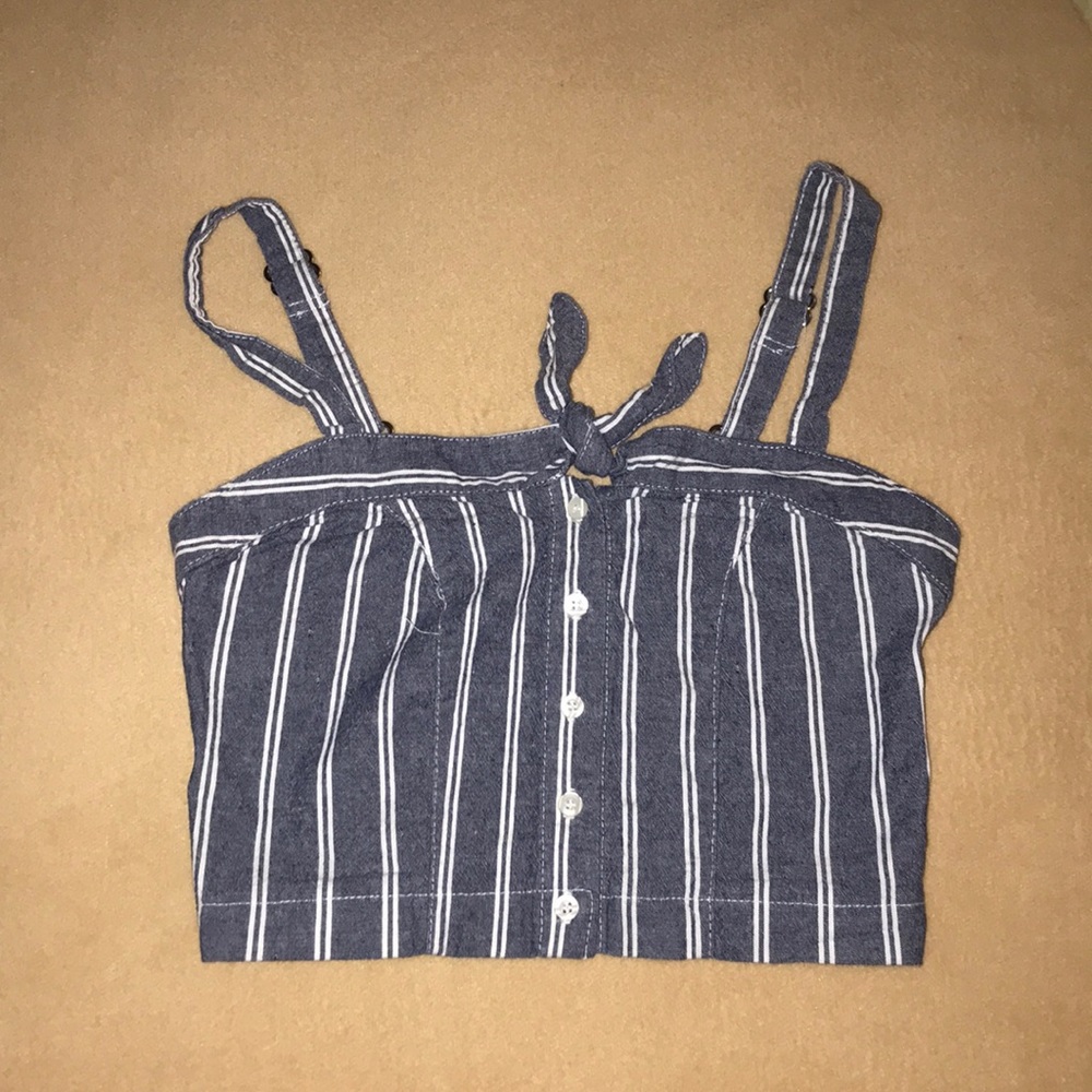 Brandy Melville striped crop top
